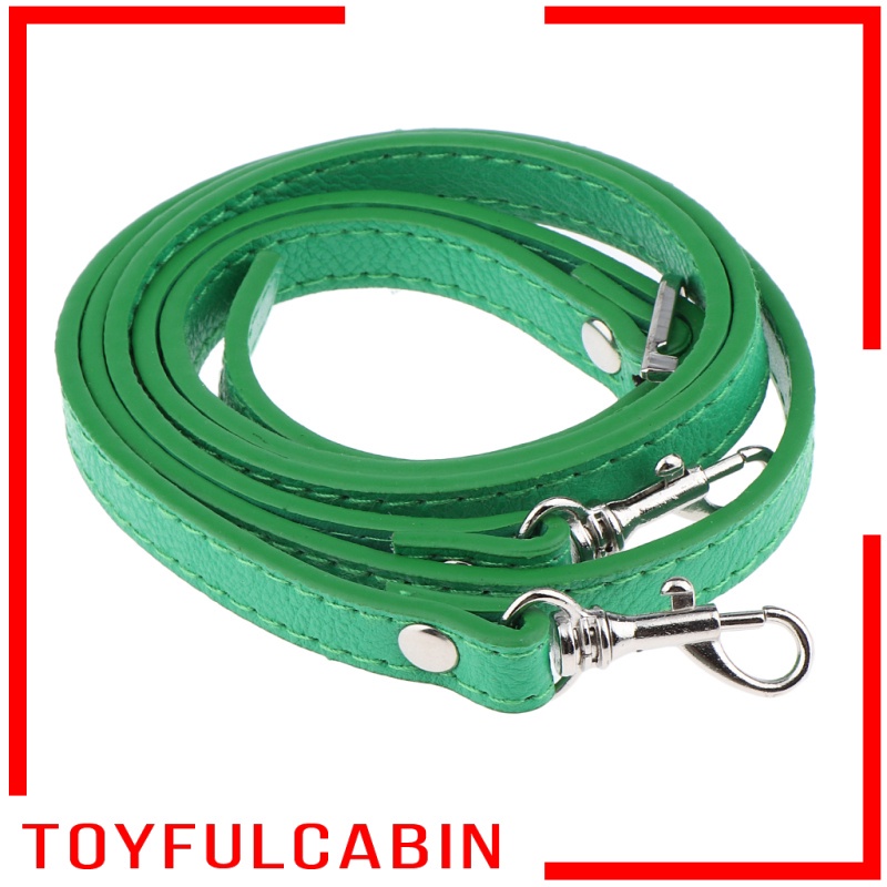 [Toyfulcabin] Dây Đeo Túi Xách Bằng Da Có Thể Điều Chỉnh Kích Thước Màu Be