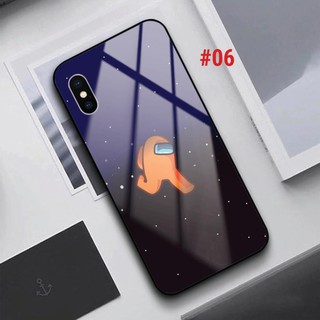 Ốp lưng kính Samsung Galaxy Note 8 Note 9 Note 10 Note 10 Plus in hình AMONG US
