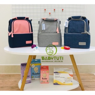 [Freeship] Balo giữ nhiệt cao cấp 2 ngăn vcoool