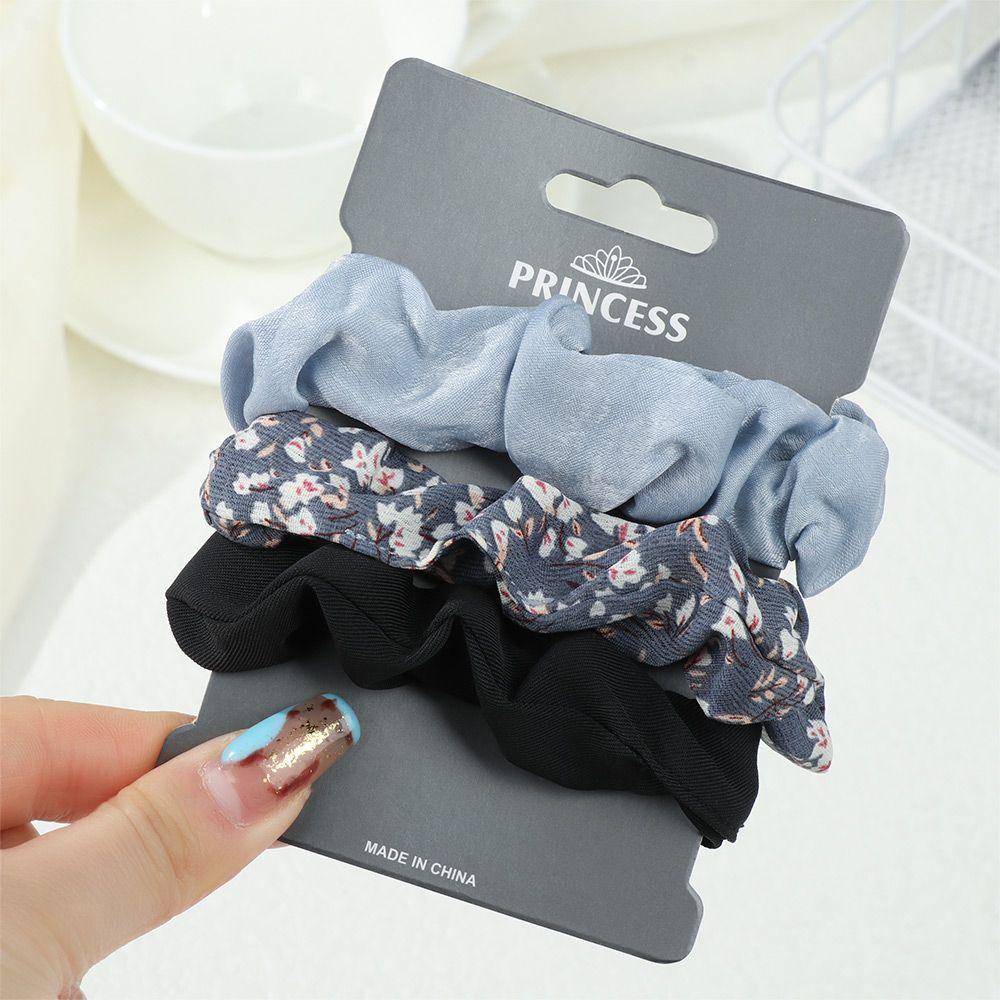 PINEVN Set 3 Dây Buộc Tóc Co Giãn Thời Trang Cho Nữ Giá Đỡ