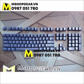 Keycap cho bàn phím cơ Corsair màu xanh Navy thick pbt doubleshot xuyên led 108 keys