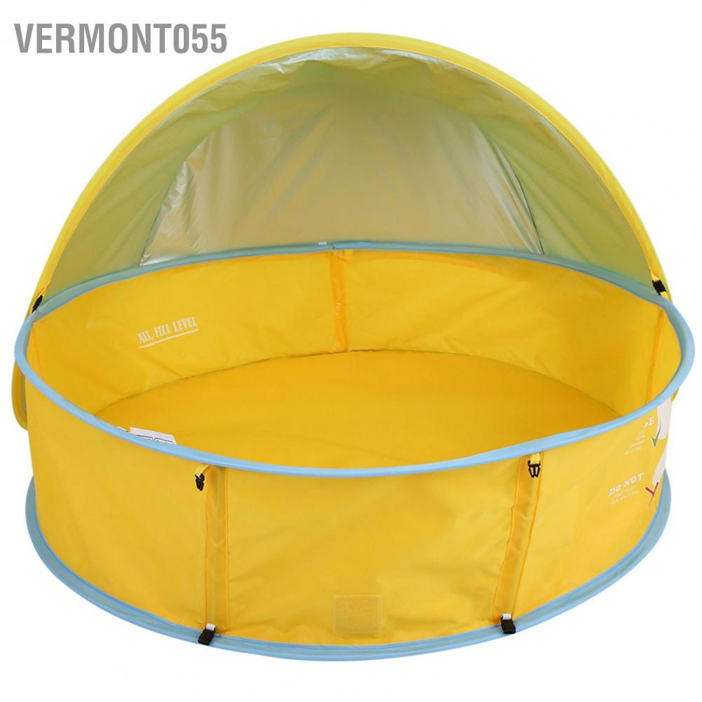 Vermont055 Summer Outdoor Portable Anti UV Pool Beach Tent Child Swimming Play House for Baby Kids