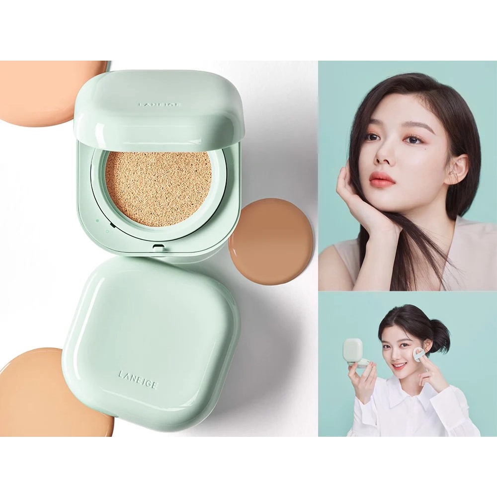 Full box Phấn Nước Trang Điểm Kiềm Dầu Cho Lớp Nền Mịn Lì Laneige Neo Cushion Matte 15G - Không kèm lõi thay thế