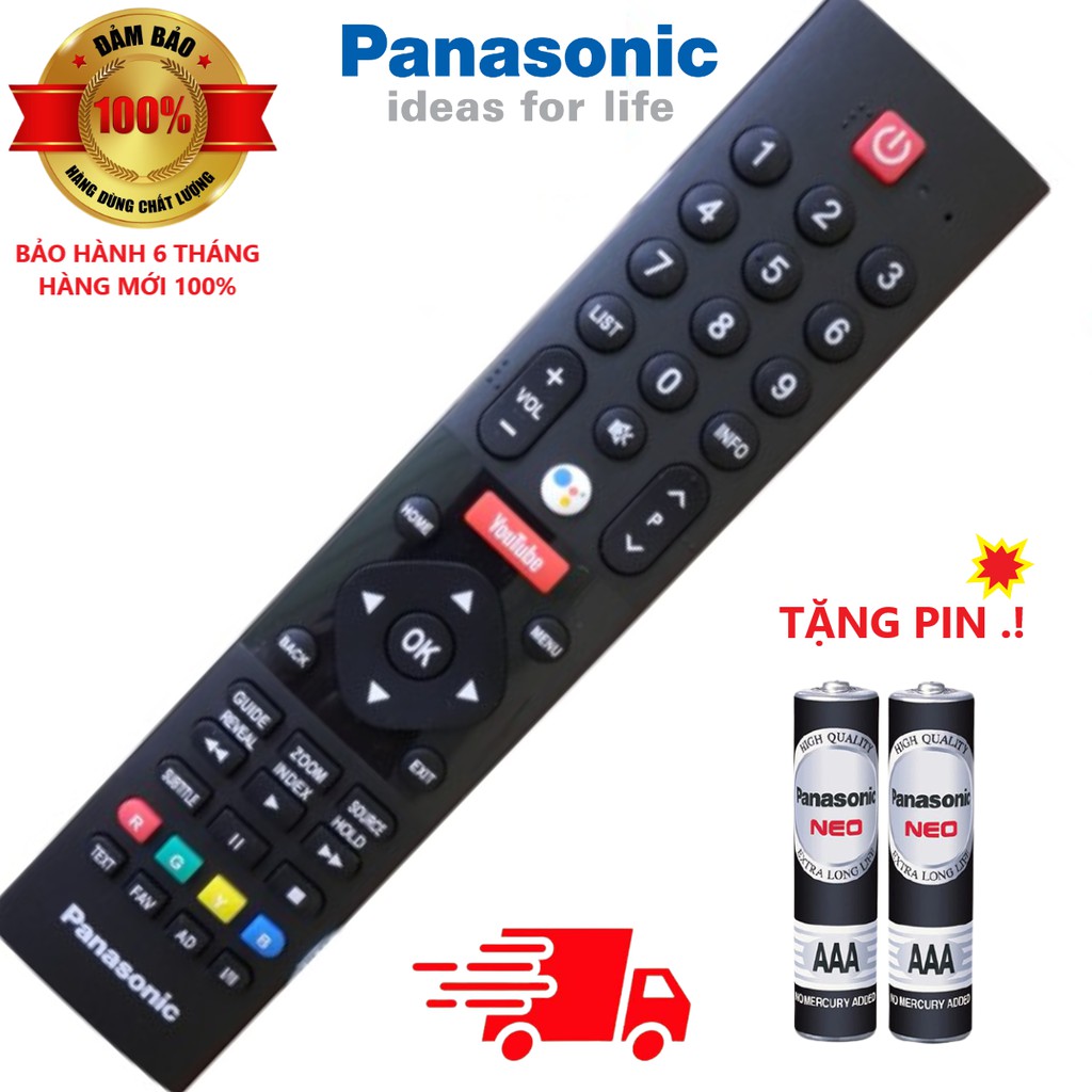  Điều khiển tivi Panasonic giọng nói- Hàng mới chính hãng 100% Tặng kèm Pin