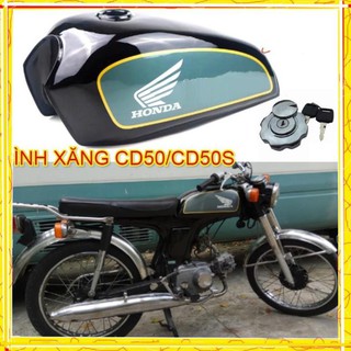 BÌNH XĂNG ĐỘ CD50 / CD50S 💎 Bình xăng cao cấp Sơn tĩnh điện kèm tem và logo sẵn