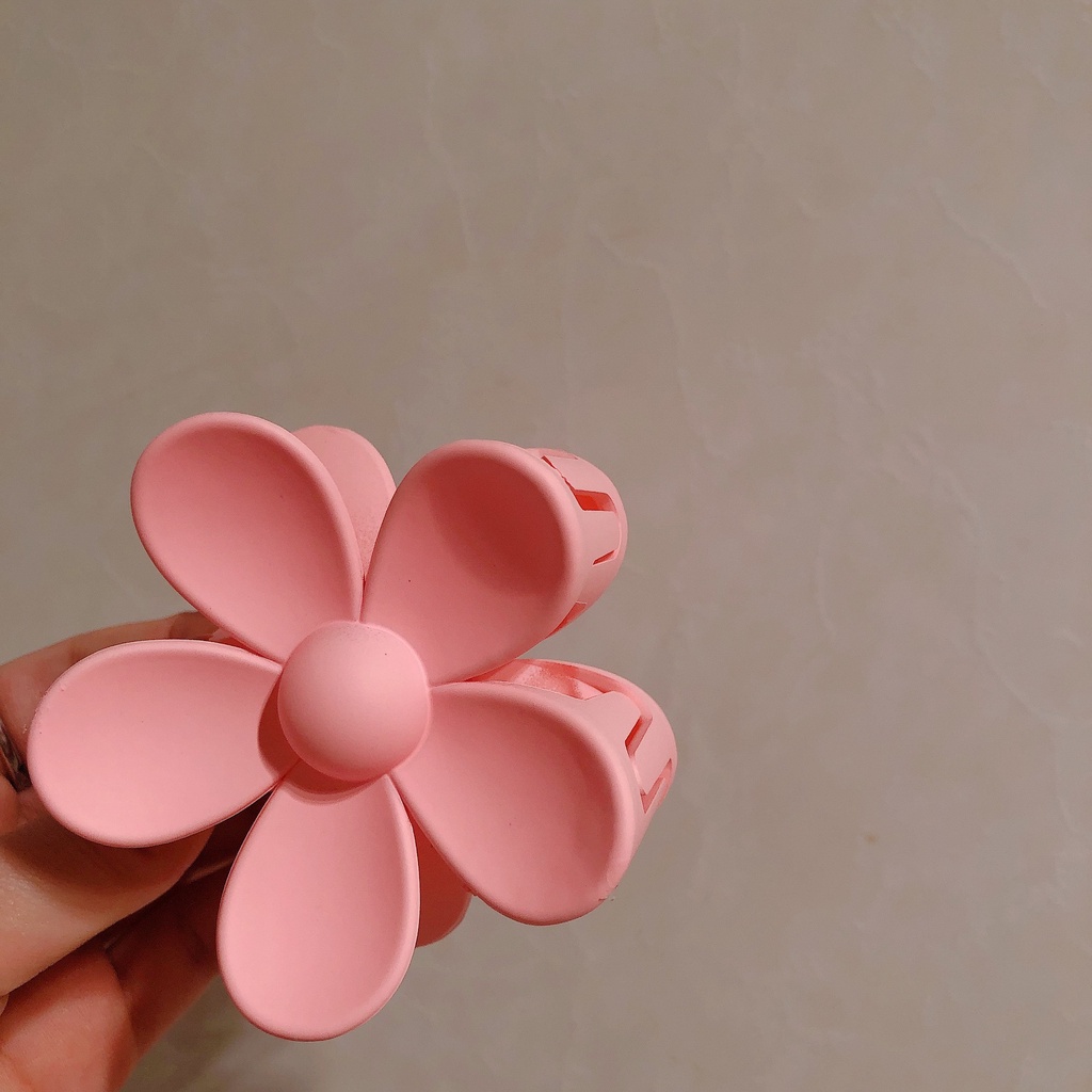 Kẹp tóc hỗ trợ rửa mặt Hình Bông Hoa Cỡ Lớn Thời Trang Cho Nữ