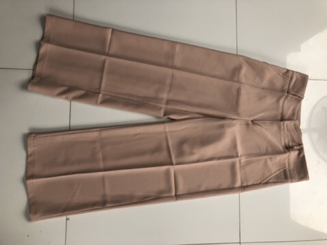 Quần culottes dáng dài không kèm dây đai chất liệu tuyết mưa | BigBuy360 - bigbuy360.vn