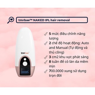 Máy triệt lông TMRBAE NAKED