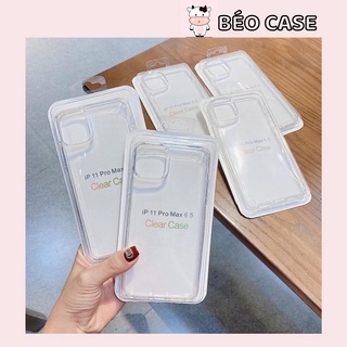 Ốp lưng trong suốt clear chống ố kèm hộp