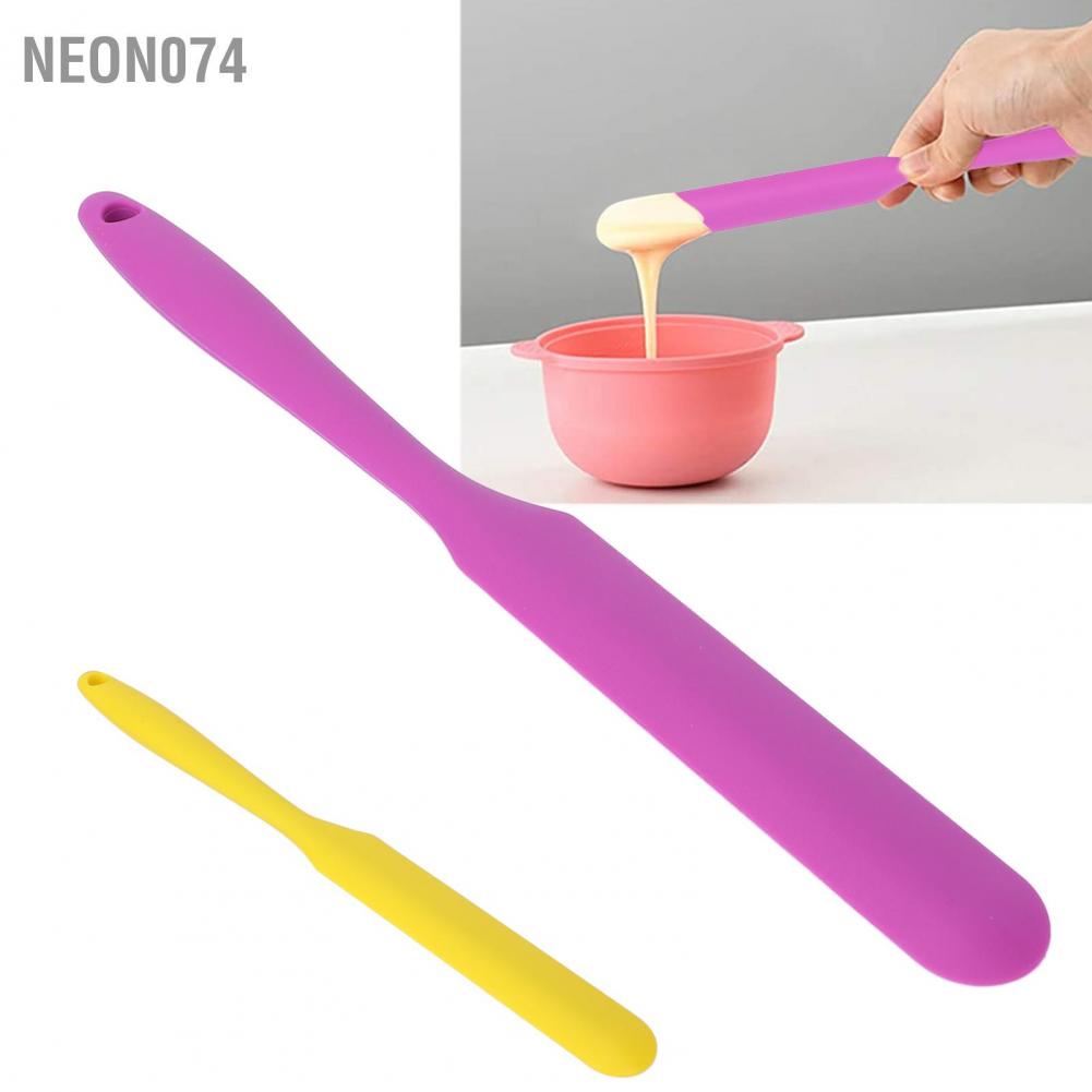 Neon074 Wax Spatula Melting Applicator Hair Removal Bean Scraper Multifunctional Silicone  Thìa phết sáp nóng