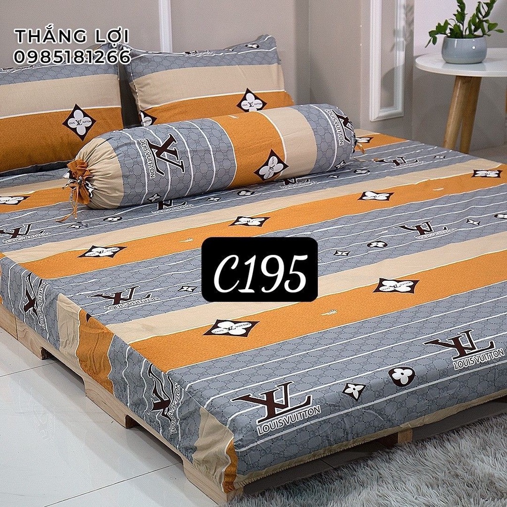 Drap Cotton ga giường 100% chính hãng, ga trải giường, Mềm Mịn Mát, Không xù Lông, Phai Màu