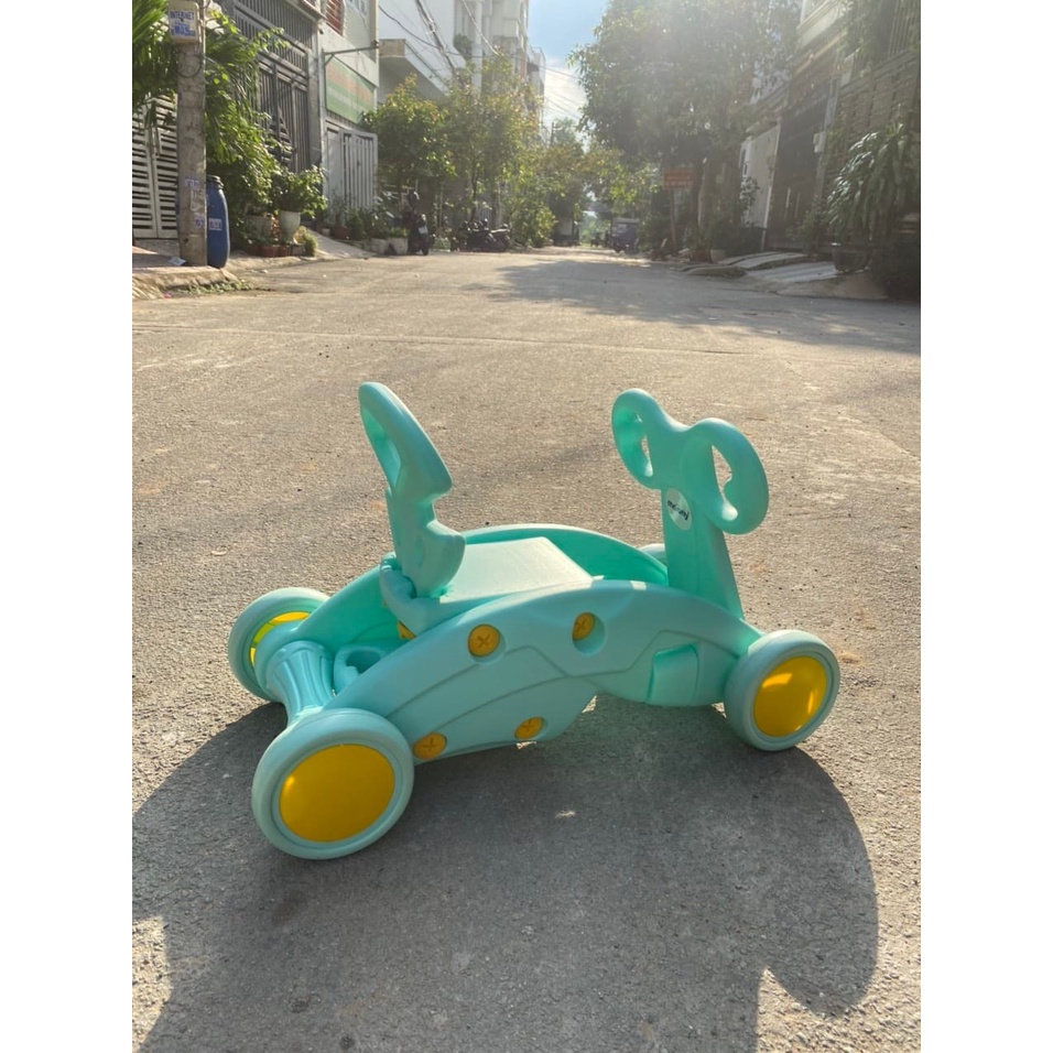 Xe chòi chân kiêm xe bập bênh 2in1 chắc chắn và an toàn cho bé (quà Moony)