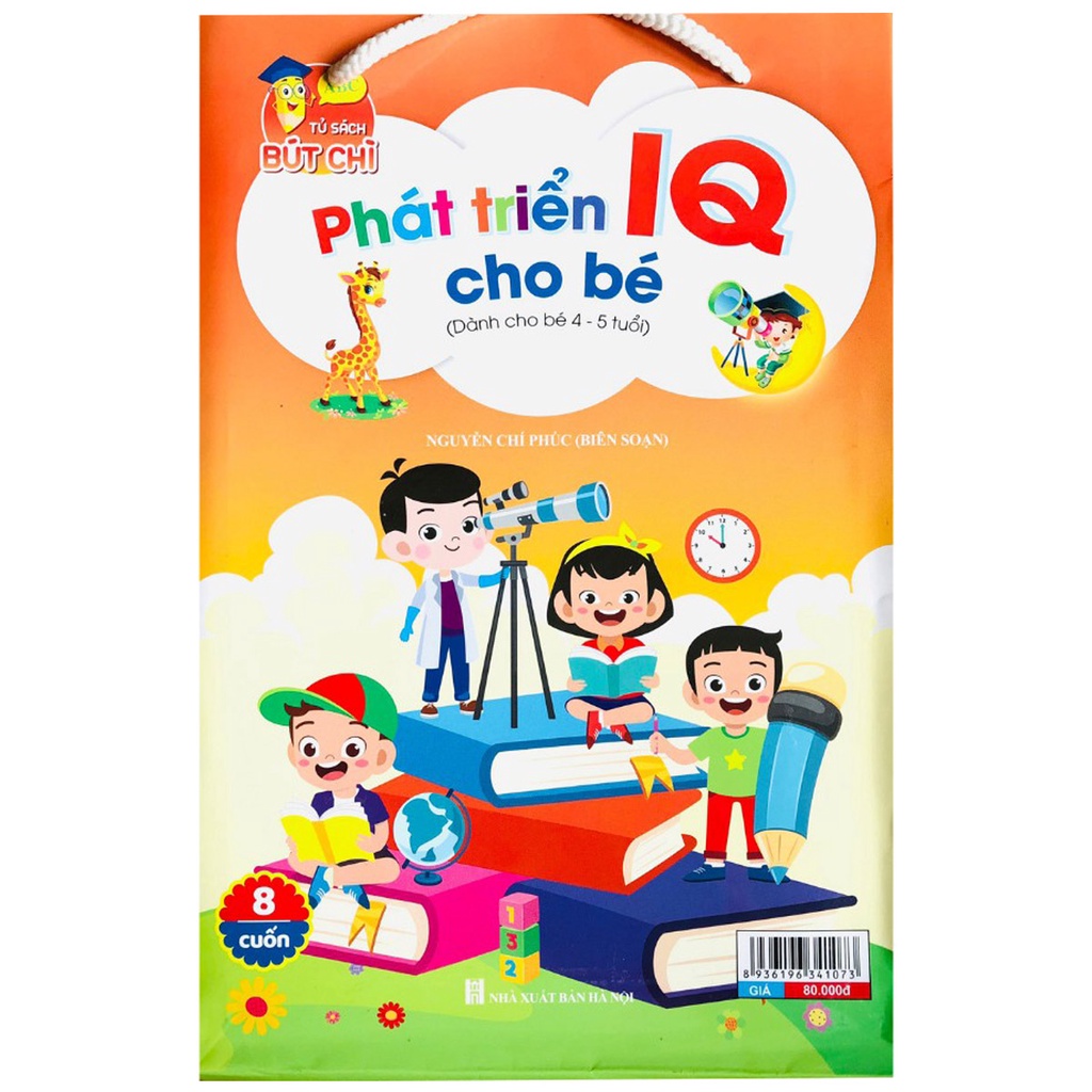 Sách - Bộ Phát Triển IQ Cho Bé 4 Đến 5 Tuổi ( Bộ 8 Cuốn)