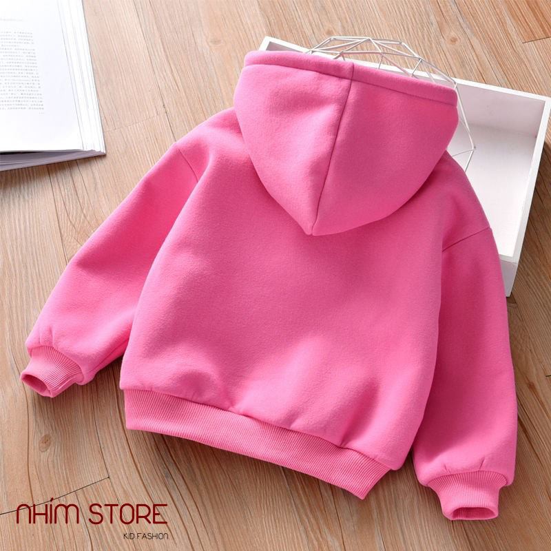 Áo khoác bé gái trai áo nỉ hoodie cho trẻ em từ 6-65KG size đại COL