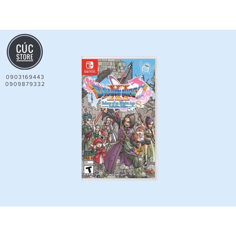 Băng game Nintendo Switch: Dragon Quest 11 Echoes Of An Elusive Ages Definitive Edition