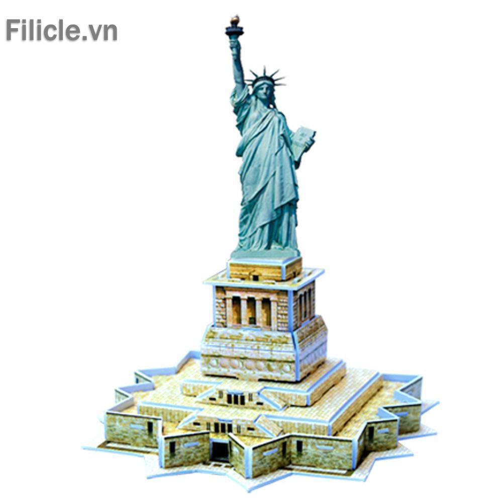 Đồ chơi Mini 3D Statue of Liberty Model Jigsaw Children Puzzle Kids Educational Toy