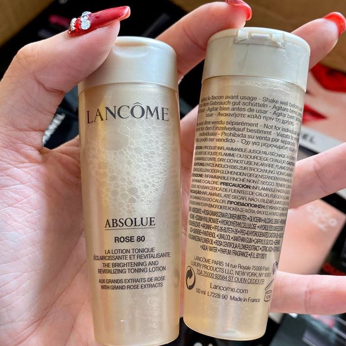 Nước hoa Hồng giàu dưỡng chất Lancome Absolue Rose 80 The Brightening & Revitalizing Toning Lotion