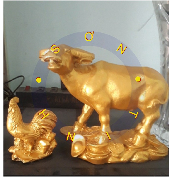 Sơn xịt mạ màu vàng GOLD KT183 Bosny - vàng 24k Nhập khẩu Thái Lan