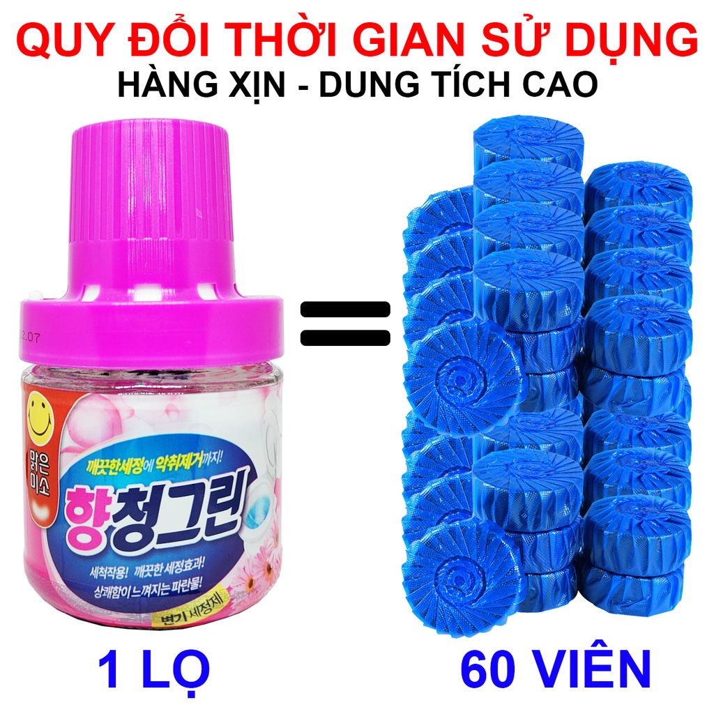 [COMBO 2] Lọ Thả Bồn Cầu - Thả Bồn Cầu Hàn Quốc- Tẩy Toilet - Khử Mùi Toilet - Diệt Khuẩn, Sạch Bệ Xí, Thơm Tho - LIMIDI