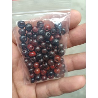 Combo 100 Hạt Gỗ 6mm
