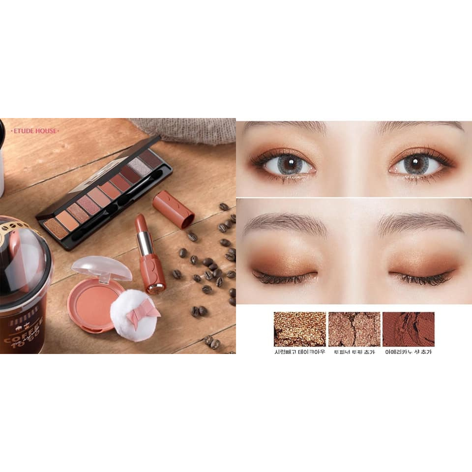 Bảng Phấn Mắt 10 Màu Etude House Play Color Eyes Caffeine Holic