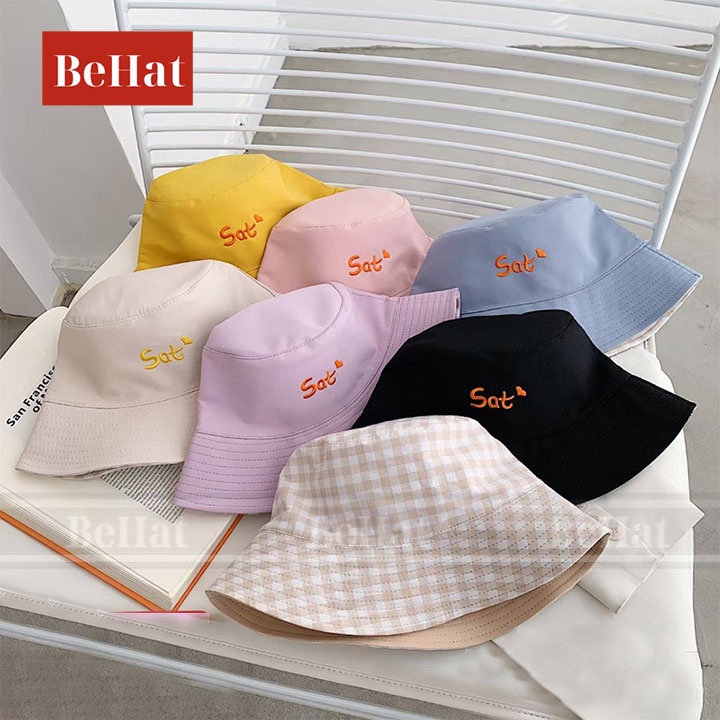 Mũ Nón Bucket Nữ, Chất Liệu Poly Cotton Thoáng Mát, Hàng VNXK [NEW]