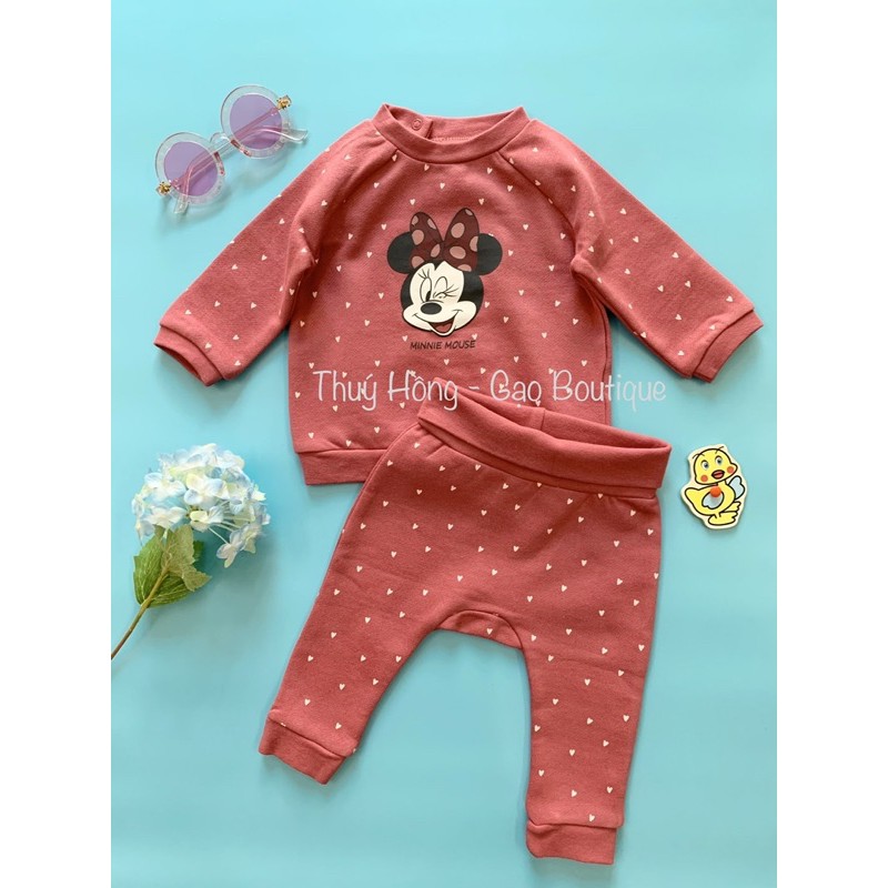 [Hình thật] Bộ đồ dài Disney cho bé gái