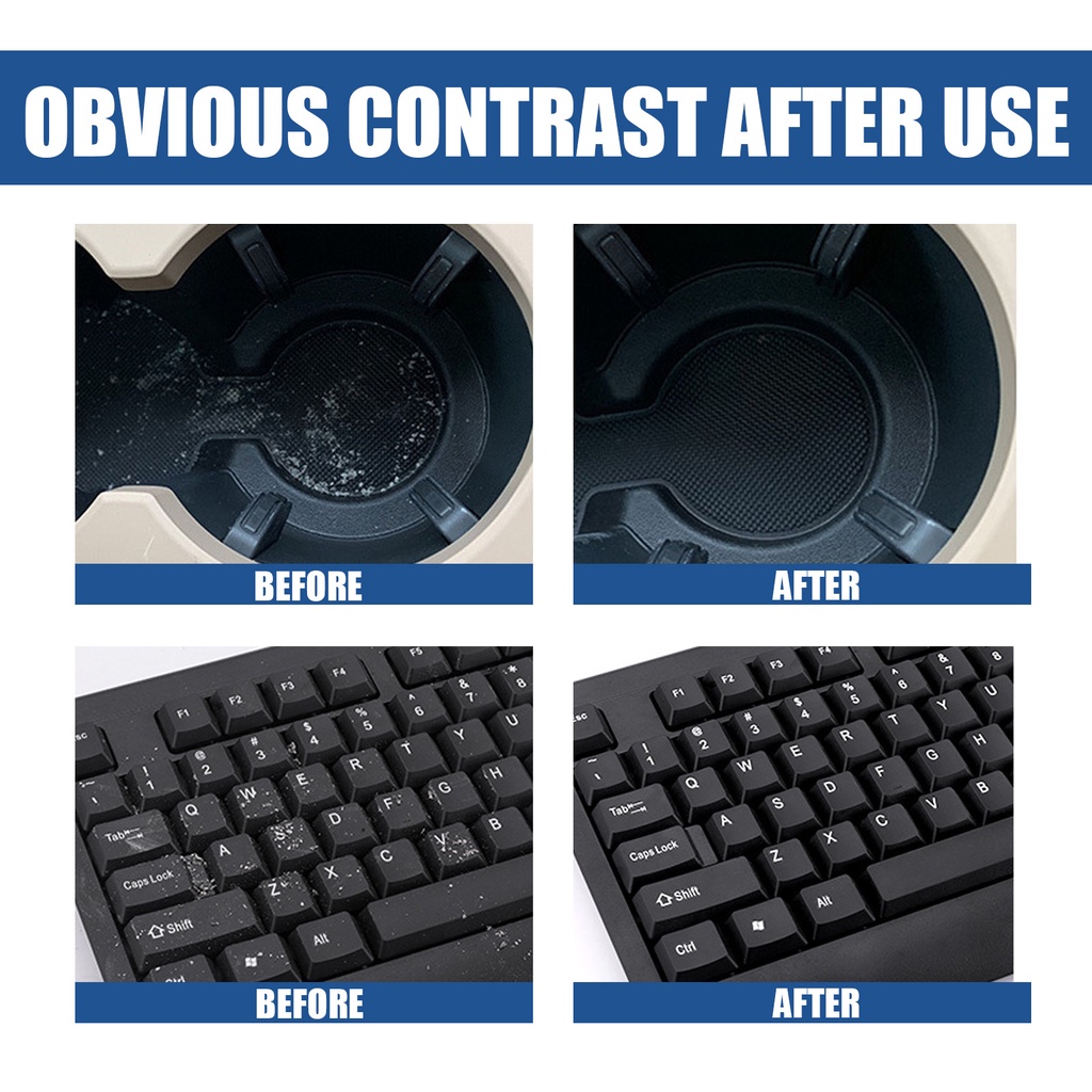 Đất sét nano siêu nhẹ gel vệ sinh xe hơi, máy tính, bàn phím đa năng