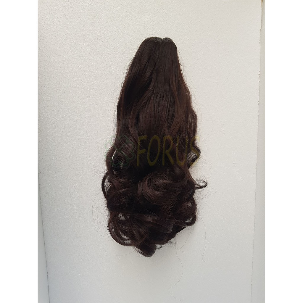 Tóc giả kẹp ngoạm N52 dài 36-38cm  ❤️FREESHIP❤️ Sỉ 60k