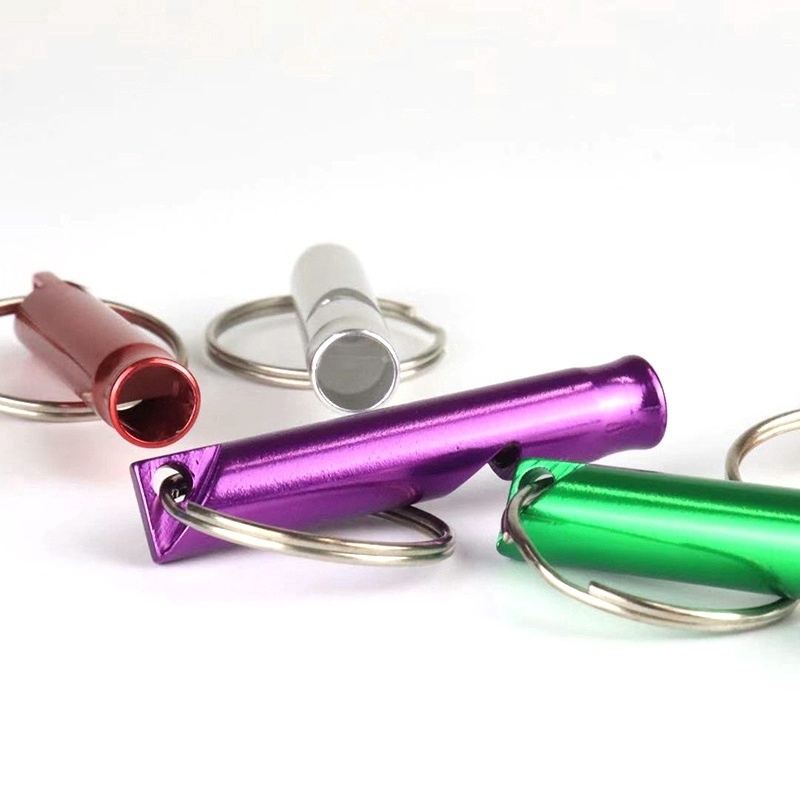 Còi Thổi Sinh Tồn Mini Bằng Hợp Kim Nhôm Đa Năng Tiện Dụng Cho Hoạt Động Ngoài Trời