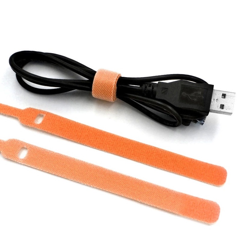 1 Dây Buộc Dây Cáp Đa Năng Bằng Nylon Màu Kẹo