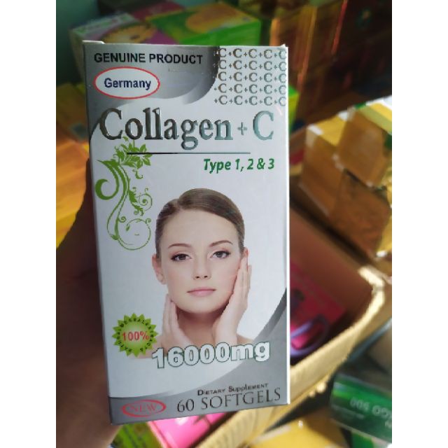 Collagen C 16000mg đẹp da, sáng da, mờ thâm, chống lão hóa Hộp 60 viên | Thế Giới Skin Care