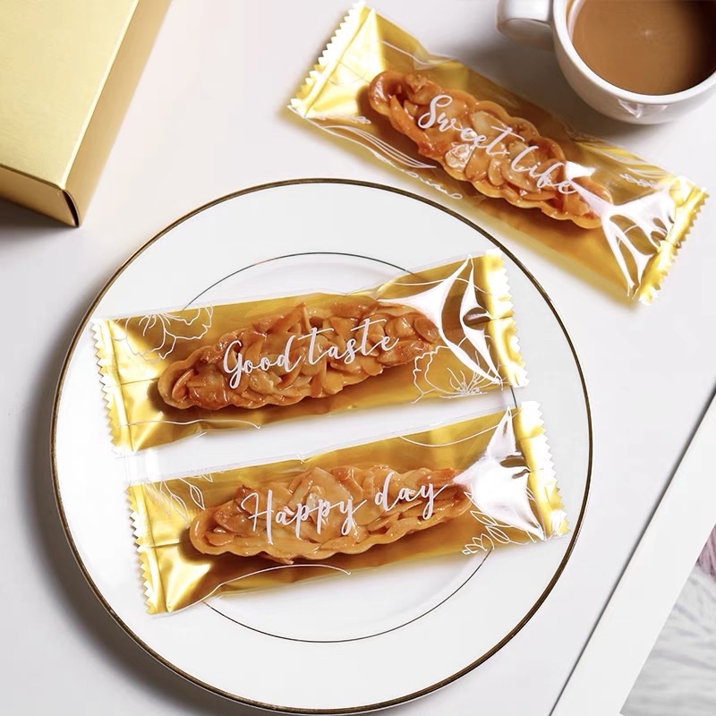 Túi bánh đế thuyền happiness - set 100 cái