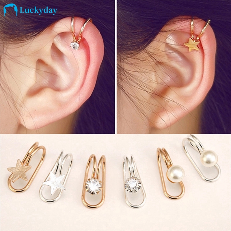 Khuyên tai hình bươm bướm đính ngọc trai phong cách thời trang cho phái nữ