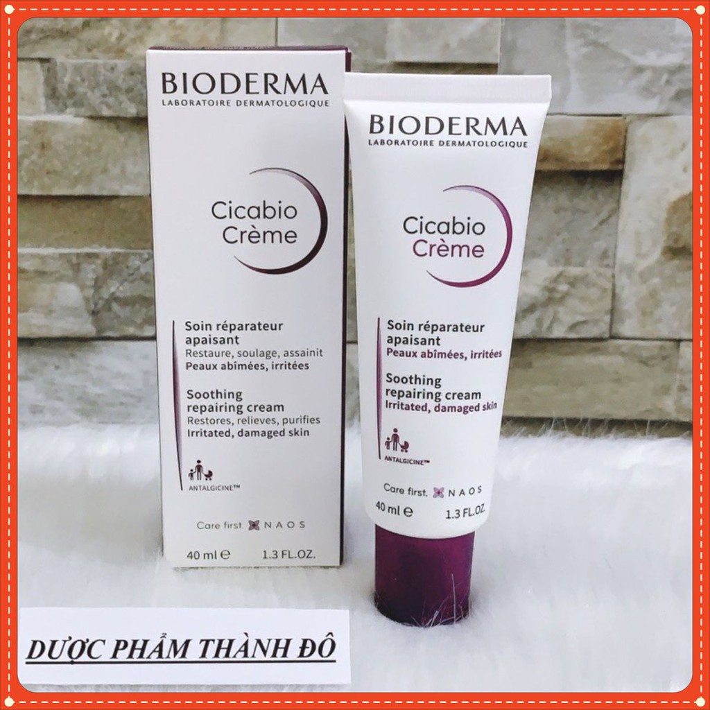 Kem dưỡng phục hồi da Bioderma Cicabio Creme 40ml