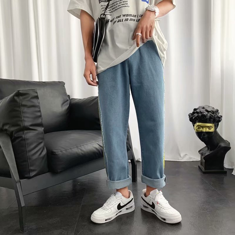 Fashionable and youthful fashion drawstring jeans for men | BigBuy360 - bigbuy360.vn
