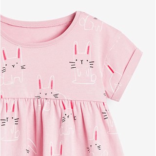 Váy little maven thỏ hồng