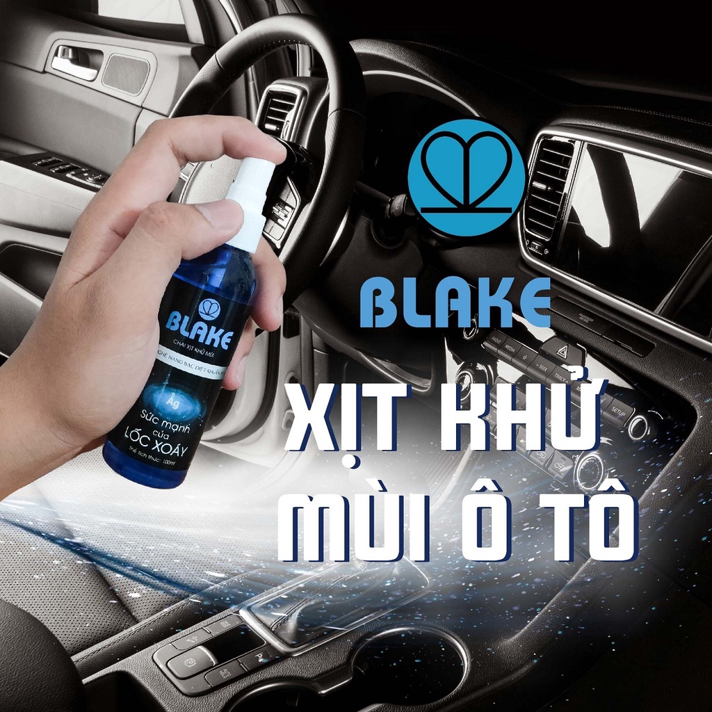Chai xịt khử mùi ô tô 100ml - hương nước hoa BLAKE