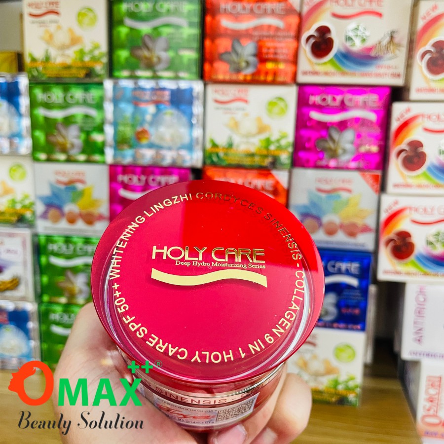 KEM HOLYCARE ĐÔNG TRÙNG - LINH CHI 9 TÁC DỤNG 20G - MỜ THÂM NÁM - NGỪA LÃO HOÁ