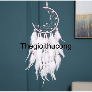 Vòng dreamcatcher trăng khuyết đường kính 20cm