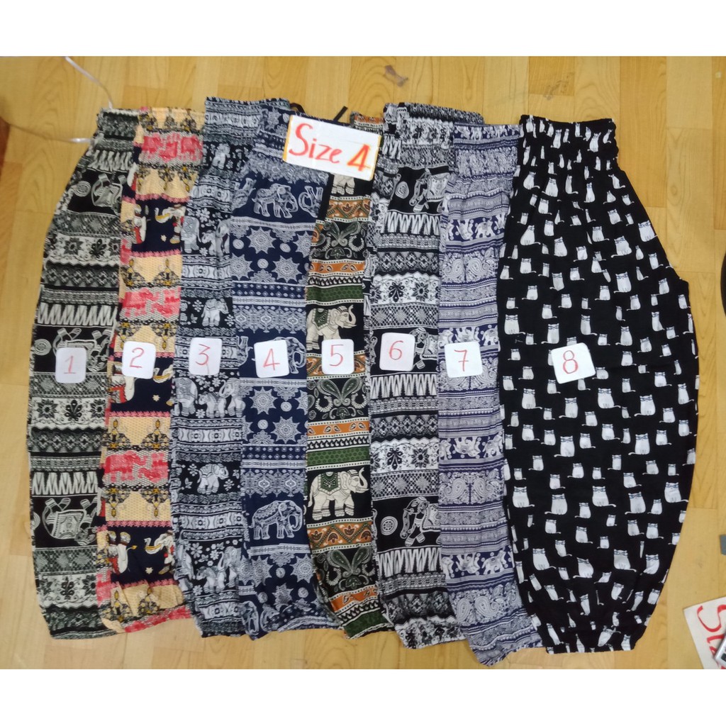 Quần alibaba lanh thái 4size 40-100kg | BigBuy360 - bigbuy360.vn