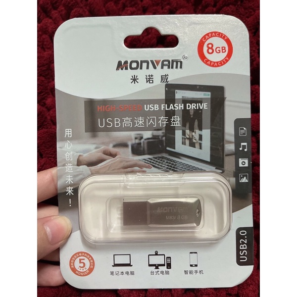 Usb Monvam 2.0 M83 Chính Hãng 4Gb 16Gb 32Gb Bảo hành 12 tháng