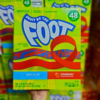 Kẹo dẻo trái cây cuộn FRUIT BY THE FOOT 48 cuộn