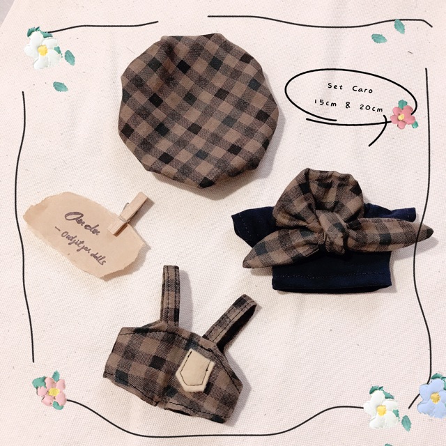 Outfit cho doll 10cm-15cm-20cm-indentity V