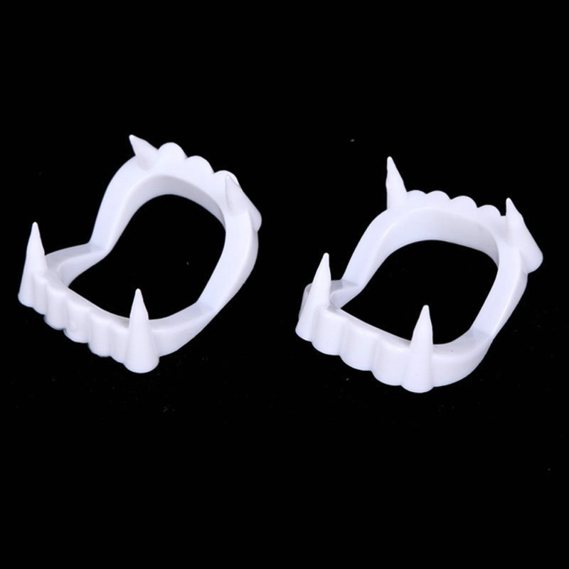 Răng Nanh Giả Phát Sáng Hóa Trang Ma Cà Rồng Cho Lễ Halloween