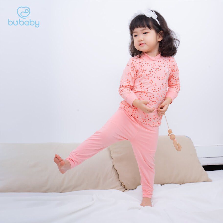 [CHÍNH HÃNG] Bộ cao cổ cài vai dài tay bàn chân cún trẻ em BB009.02 Bu