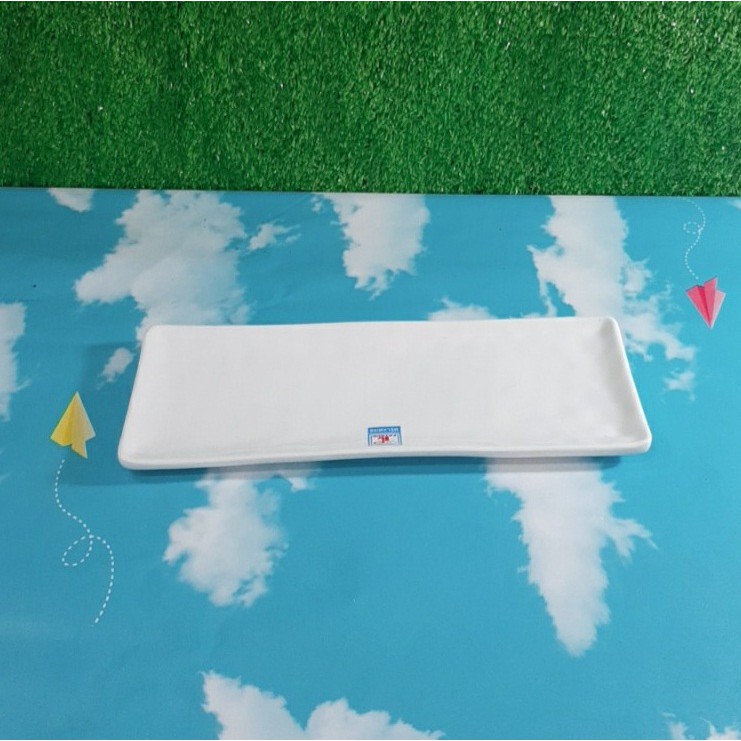 Đĩa Hình chữ nhật DCN78 Melamine kiểu Vân Đá Hàng Quốc HORACE, Sang trọng -Cao cấp