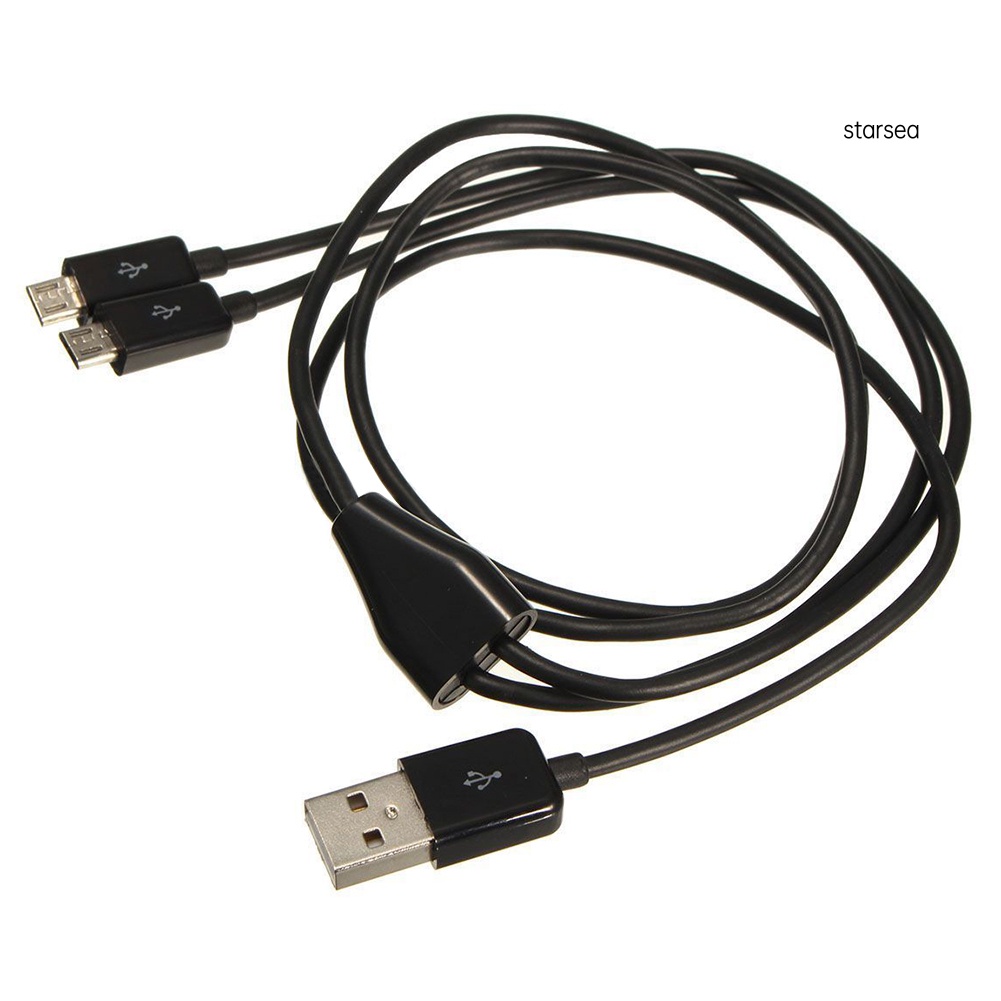 Cáp chuyển đổi đầu cắm USB 2.0 sang 2 đầu cắm Micro USB 2.0 cao cấp tiện dụng