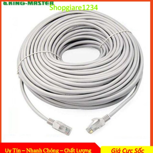 Cáp mạng 40 mét bấm sẵn 2 đầu RJ45 CAT5e UTP Kingmaster TY400