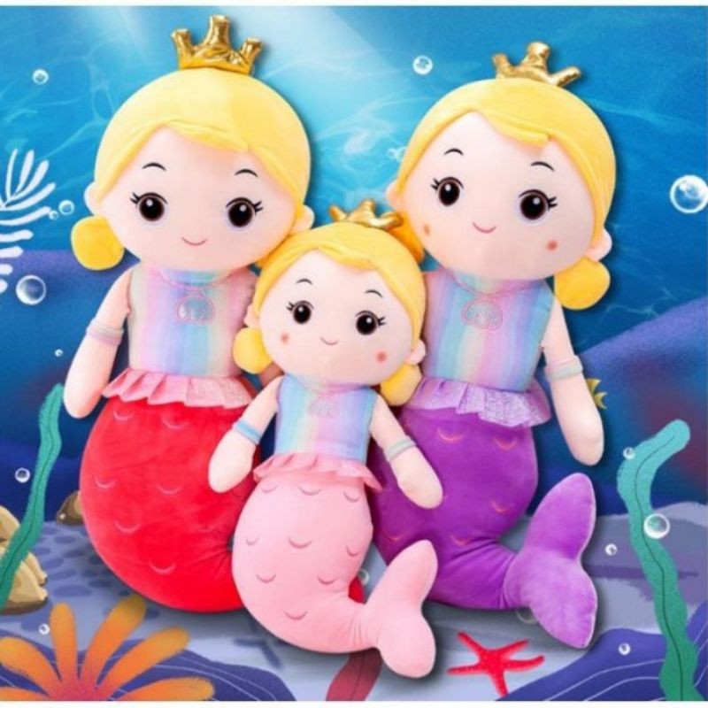 [RẺ VÔ ĐỊCH] GẤU BÔNG NỘI ĐỊA TRUNG GẤU BÔNG NÀNG TIÊN CÁ 🧜‍♀️🧜‍♀️SIÊU ĐÁNG YÊU DÀNH CHO BÉ GÁI